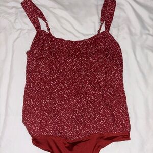 Abercrombie & Fitch Red Knit Top
